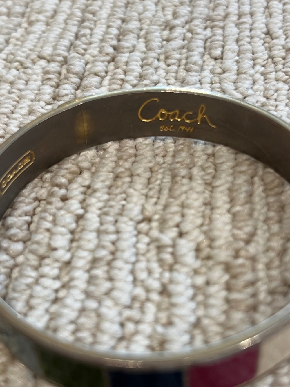 Coach Multicolor Bangle Bracelet - Picture 3 of 4